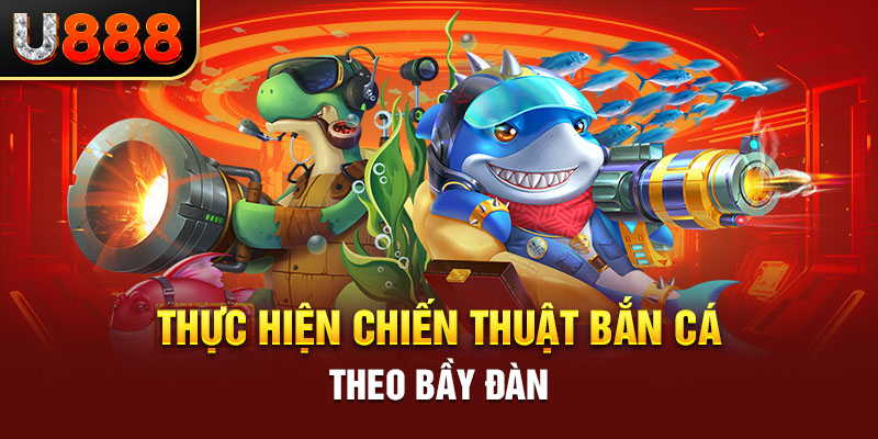 Thực hiện chiến thuật bắn cá theo bầy đàn 